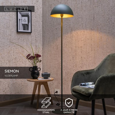 Lucide SIEMON - Vloerlamp - Ø 35 cm - 1xE27 - Groen